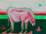 once in a green moo(n) - Malerei & Zeichnung